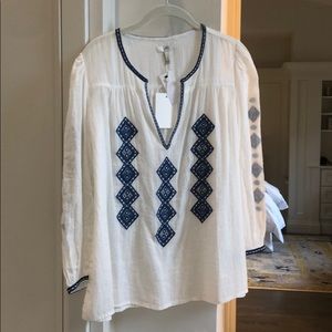 Joie Embroidered Top